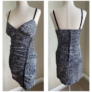 Animal Print Mini Dress | GUESS | XS